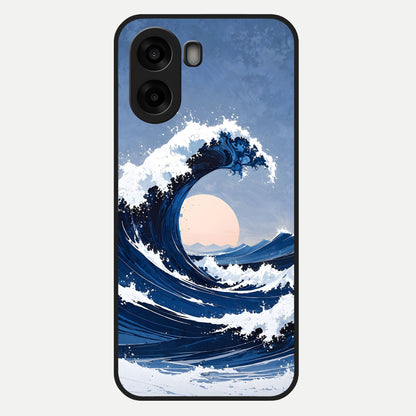  Rising Tide Power Glass Case For Oppo A6s back cover – full design glossy printed glass finish