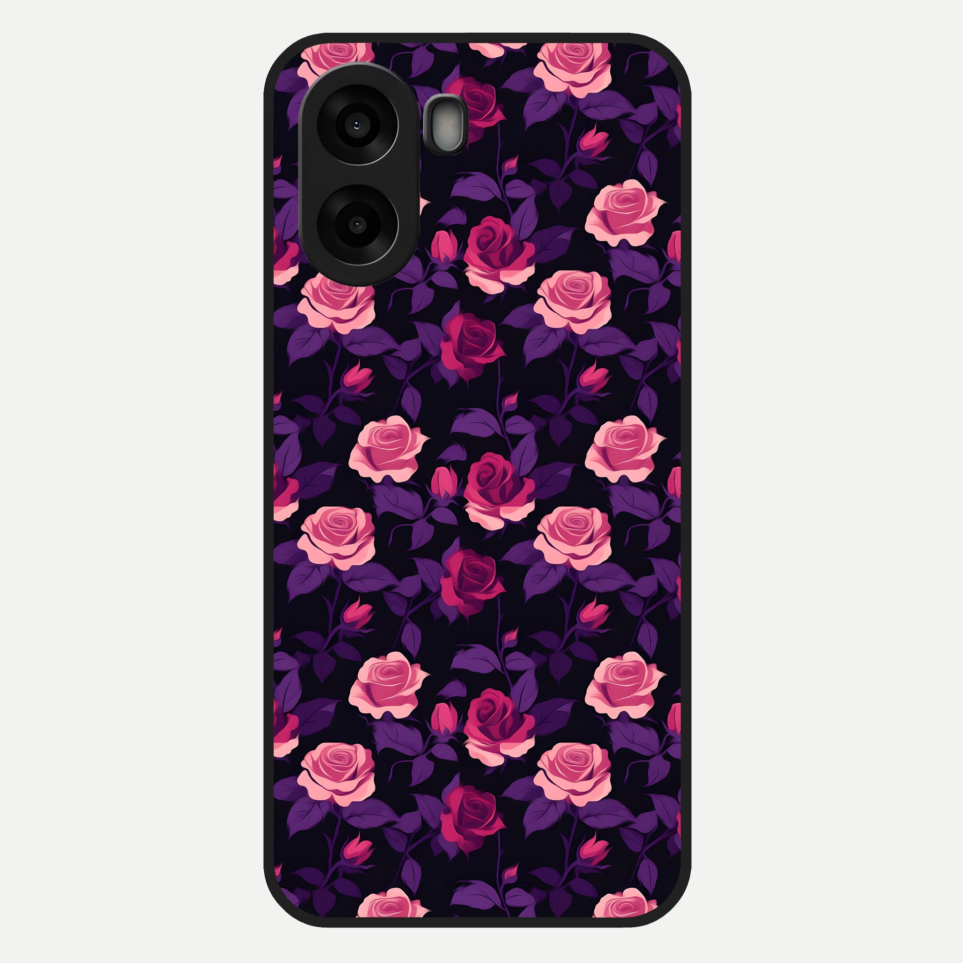  Rose Garden Twilight Glass Case For Oppo A6s back cover – full design glossy printed glass finish