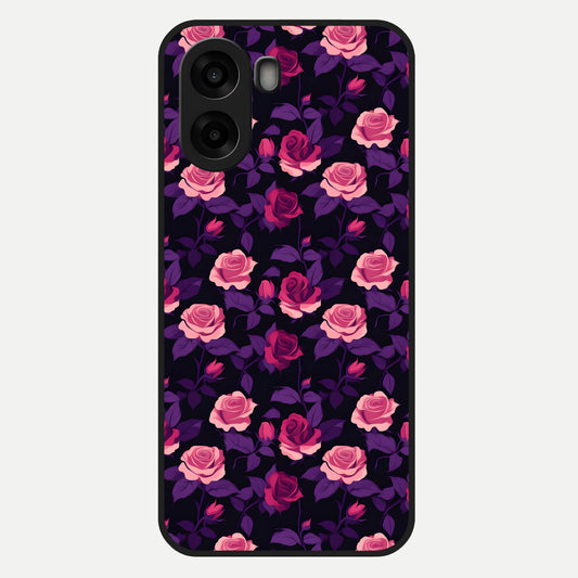  Rose Garden Twilight Glass Case For Oppo A6s back cover – full design glossy printed glass finish