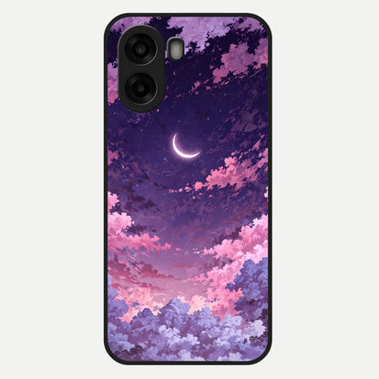  Sky Drift Clouds Glass Case For Oppo A6s back cover – full design glossy printed glass finish
