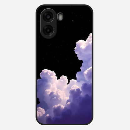  Starlit Night Whispers Glass Case For Oppo A6s back cover – full design glossy printed glass finish