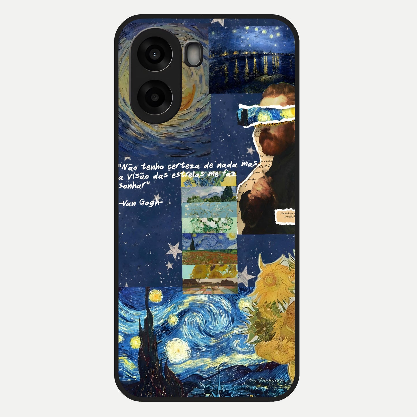  Starry Dream Vision Glass Case For Oppo A6s back cover – full design glossy printed glass finish