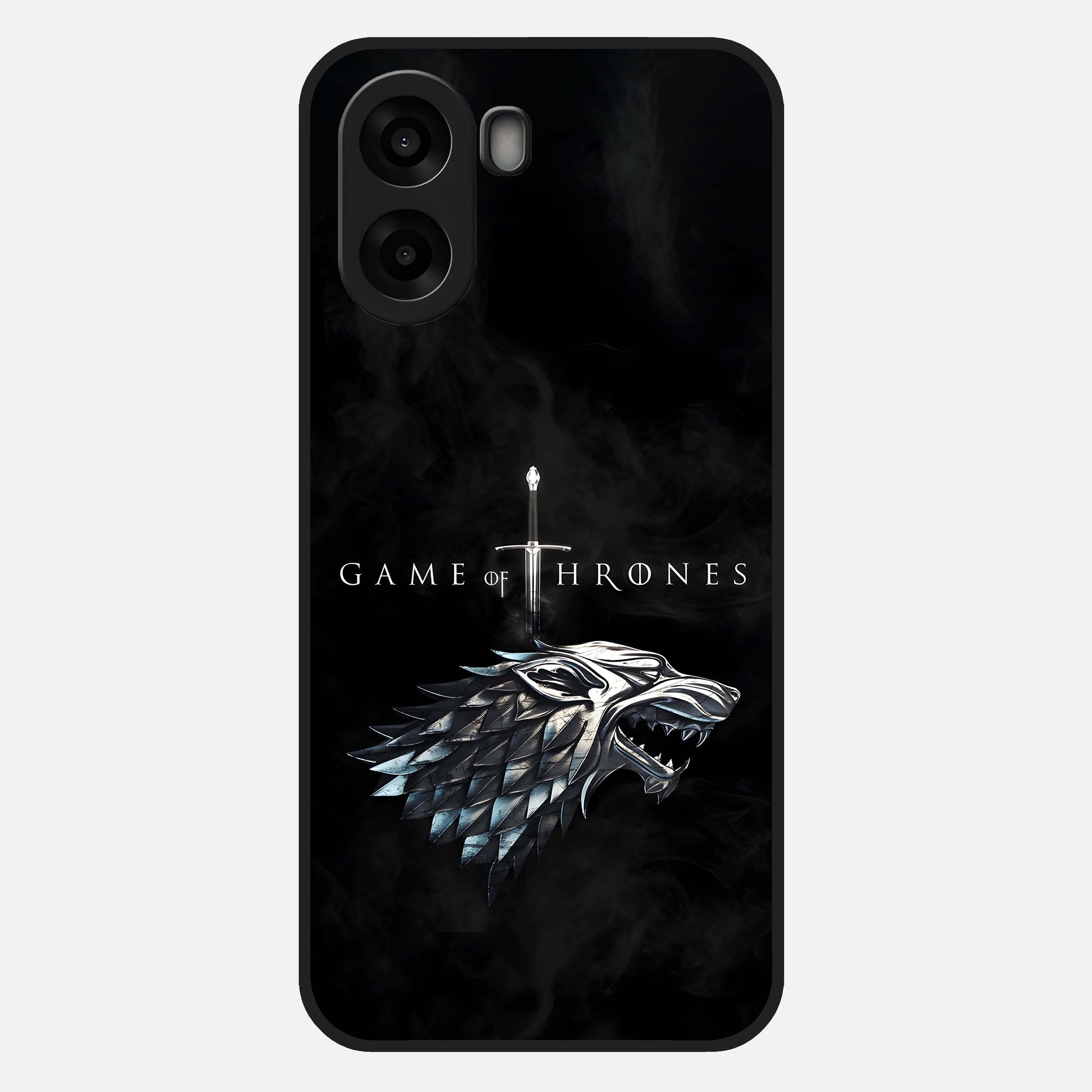  Throne Wolf Legacy Glass Case For Oppo A6s back cover – full design glossy printed glass finish