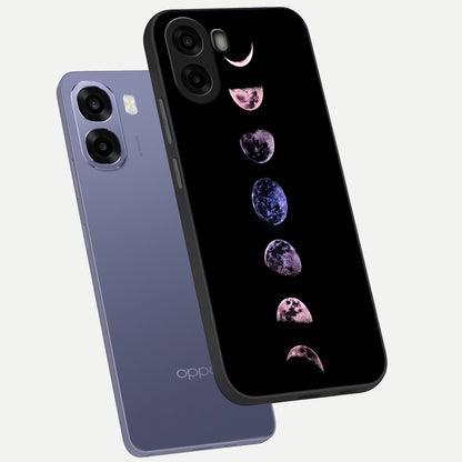  Crimson All Planets phone case For Oppo A6s showing premium glass back cover with detailed artwork