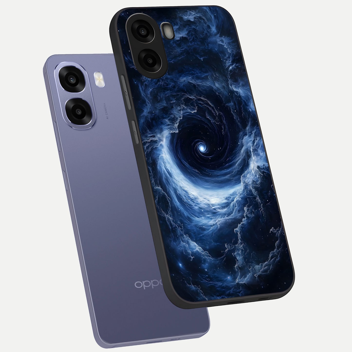  Stunning Galaxy phone case For Oppo A6s showing premium glass back cover with detailed artwork