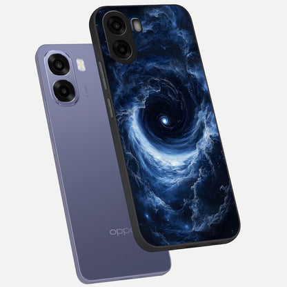  Stunning Galaxy phone case For Oppo A6s showing premium glass back cover with detailed artwork