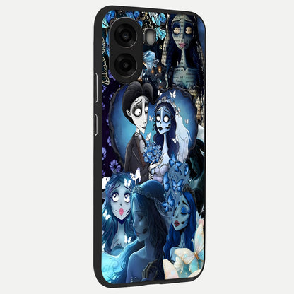  Butterfly Ghost Soul back cover For Oppo A6s slim fit glass case with vibrant aesthetic design