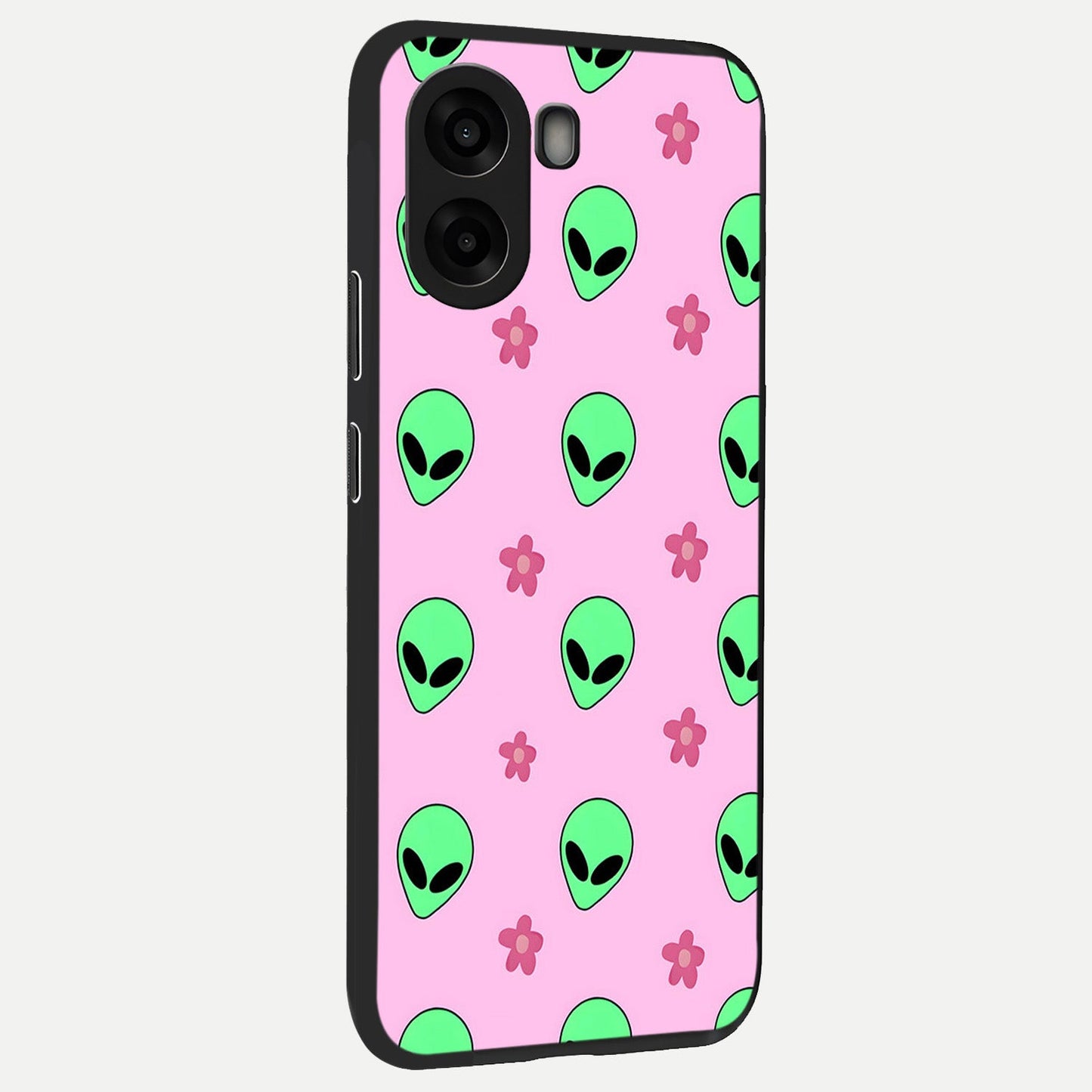  Cosmic Cute Crush back cover For Oppo A6s slim fit glass case with vibrant aesthetic design