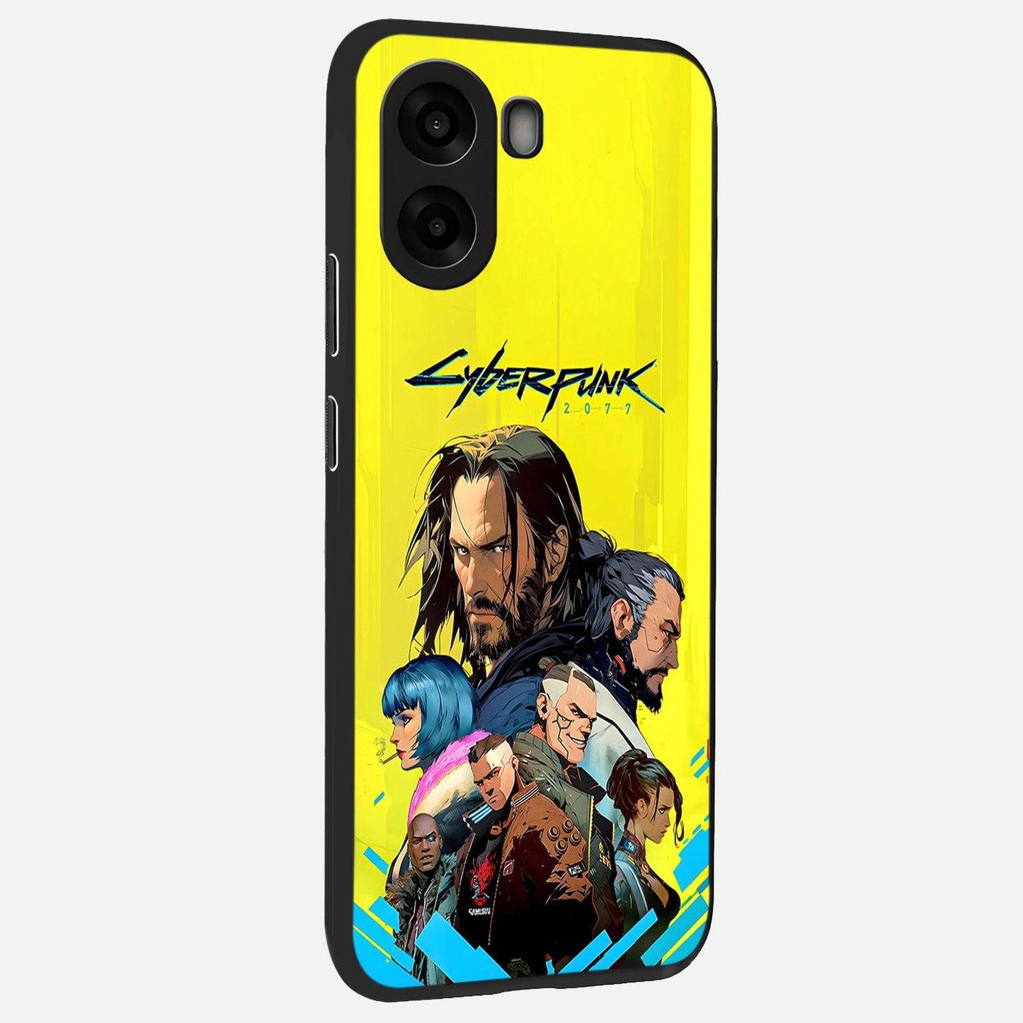  Neon Rebel Genesis back cover For Oppo A6s slim fit glass case with vibrant aesthetic design
