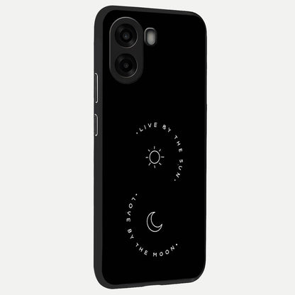  Sunflower Cat Art back cover For Oppo A6s slim fit glass case with vibrant aesthetic design