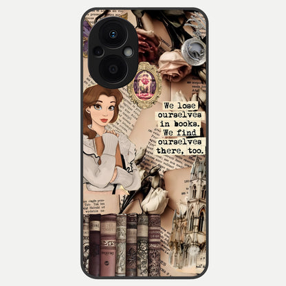  Bookish Dream World Glass Case For Oppo F21 Pro 5G back cover – full design glossy printed glass finish