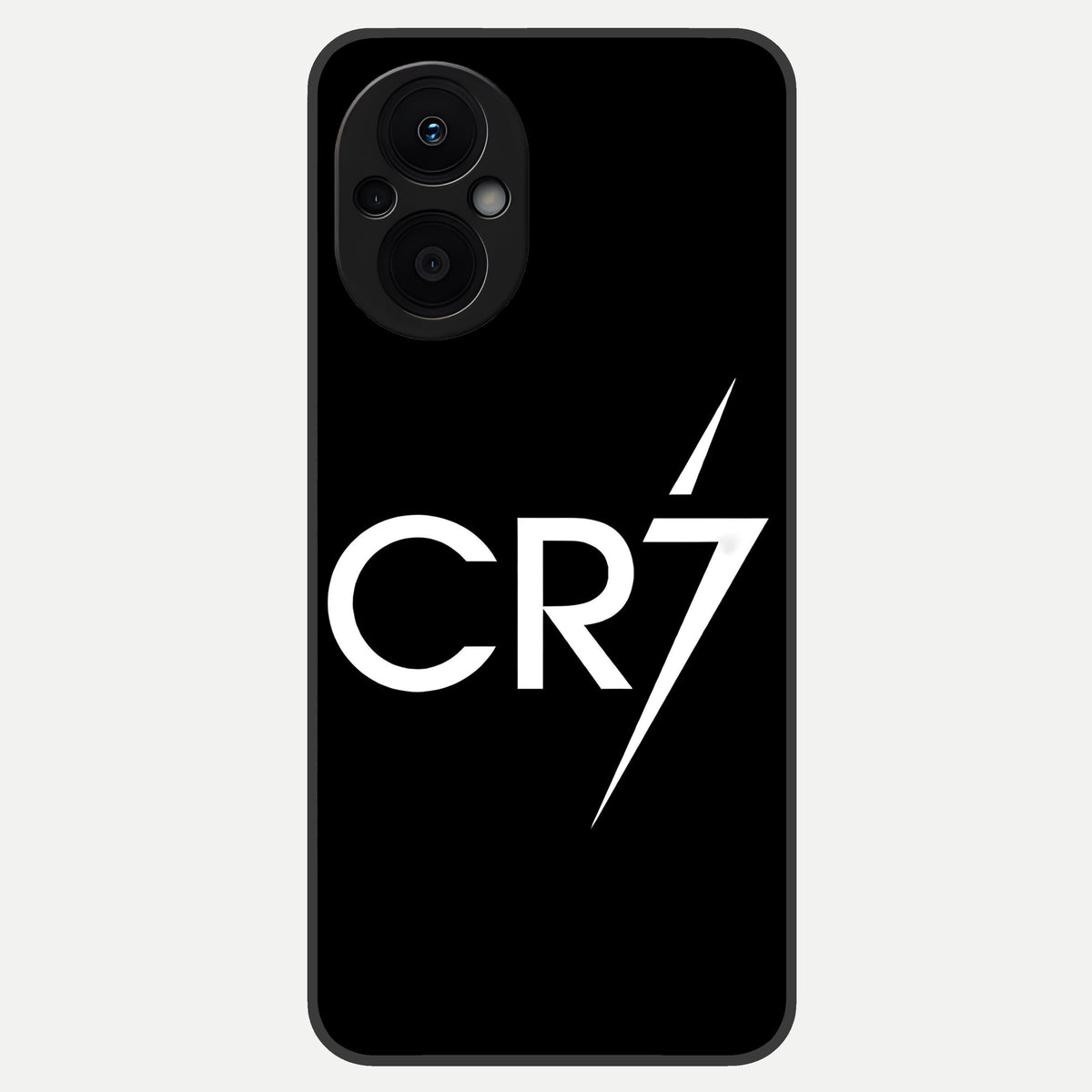  CR7 Elite Strike Glass Case For Oppo F21 Pro 5G back cover – full design glossy printed glass finish
