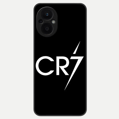  CR7 Elite Strike Glass Case For Oppo F21 Pro 5G back cover – full design glossy printed glass finish