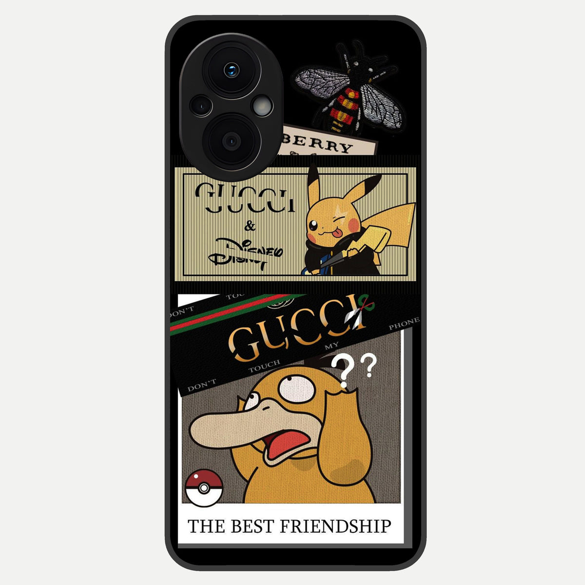  Cartoon Brand Play Mashup Glass Case For Oppo F21 Pro 5G back cover – full design glossy printed glass finish