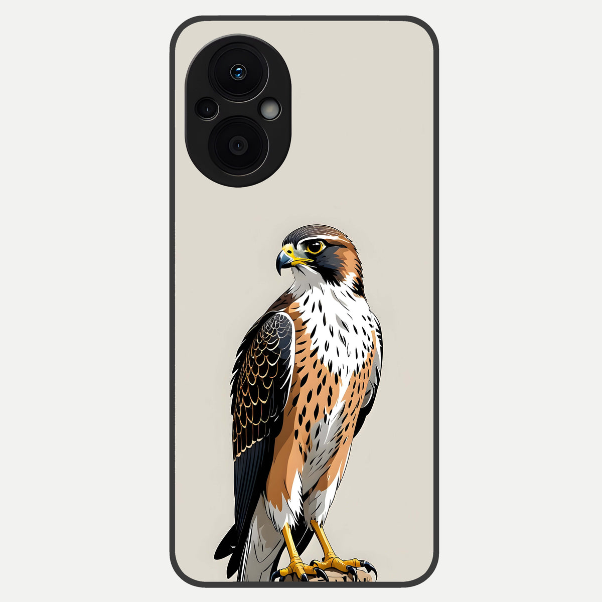  Clever Eagle Glass Case For Oppo F21 Pro 5G back cover – full design glossy printed glass finish