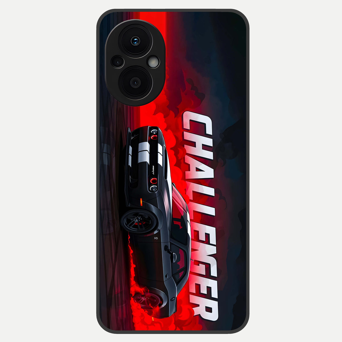  Crimson Challenger Fury Glass Case For Oppo F21 Pro 5G back cover – full design glossy printed glass finish