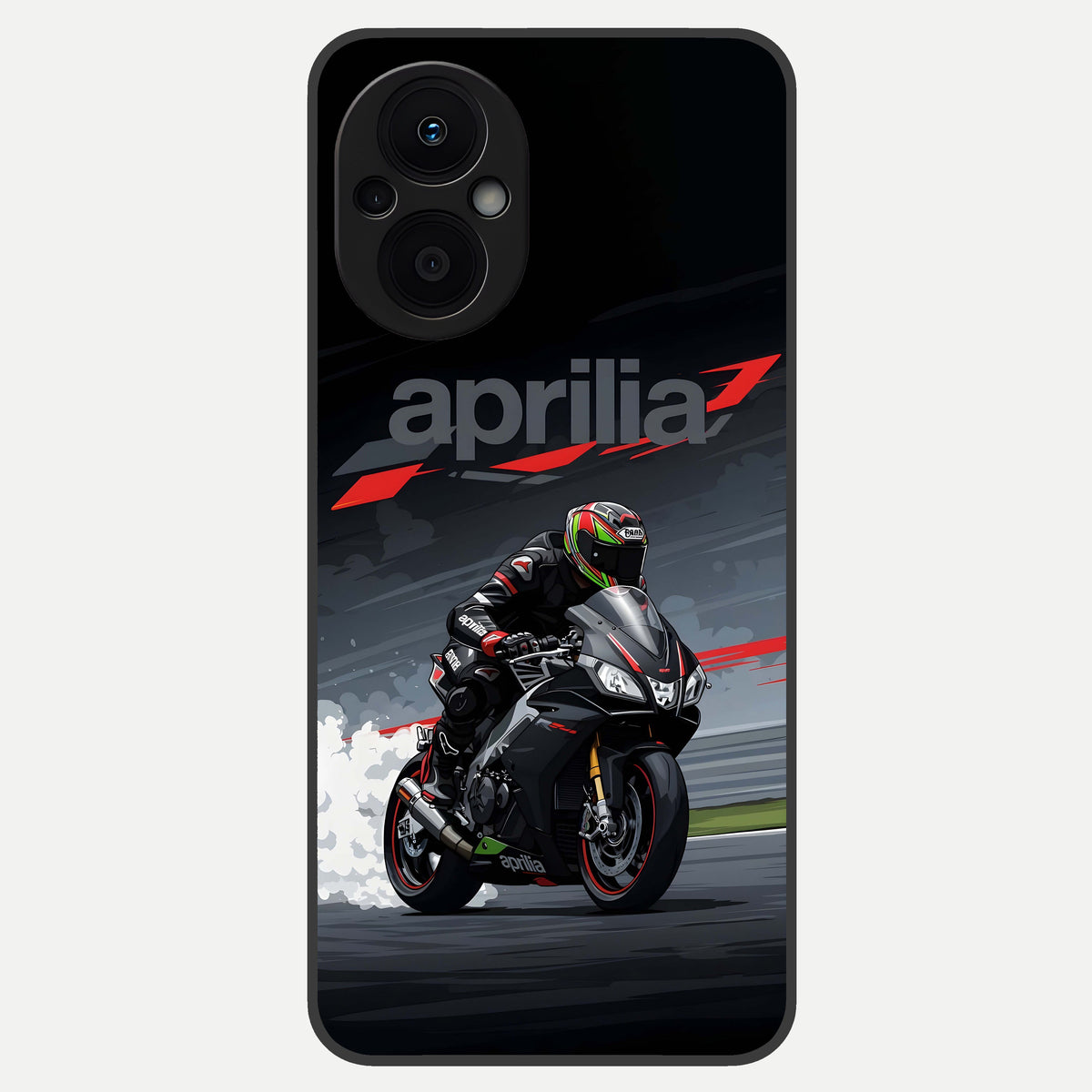  Dark Aprilla Glass Case For Oppo F21 Pro 5G back cover – full design glossy printed glass finish