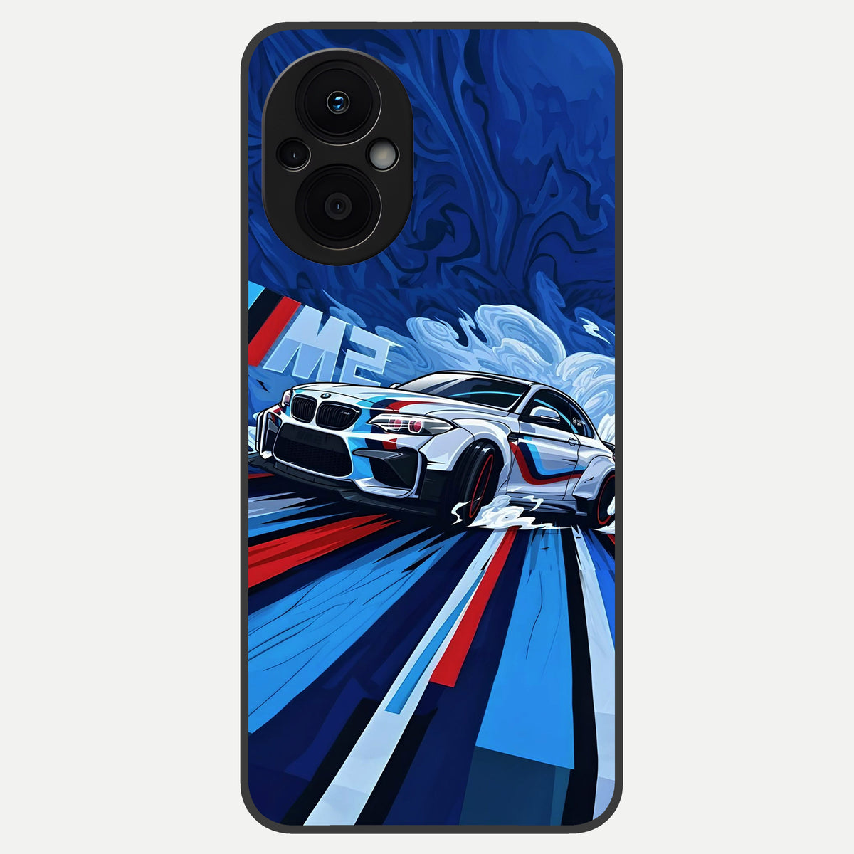  Drift Power Rush Glass Case For Oppo F21 Pro 5G back cover – full design glossy printed glass finish