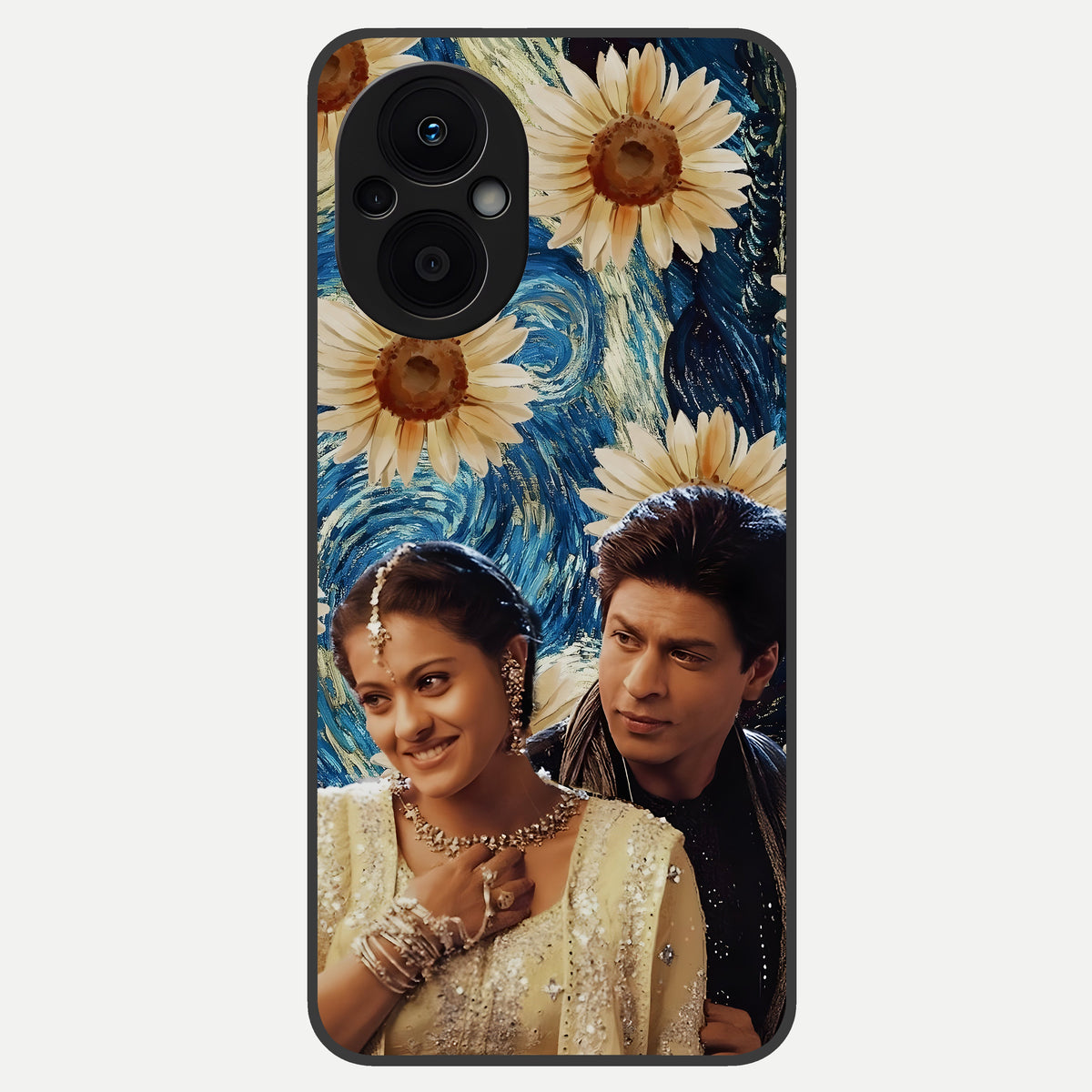  Eternal Love Story Glass Case For Oppo F21 Pro 5G back cover – full design glossy printed glass finish