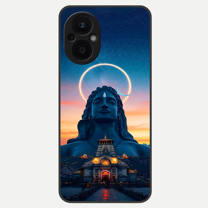  Eternal Shiva Aura Glass Case For Oppo F21 Pro 5G back cover – full design glossy printed glass finish