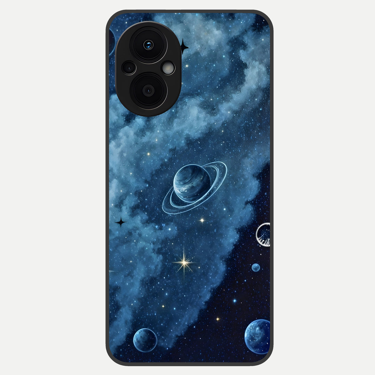  Galaxy Dream Space Glass Case For Oppo F21 Pro 5G back cover – full design glossy printed glass finish