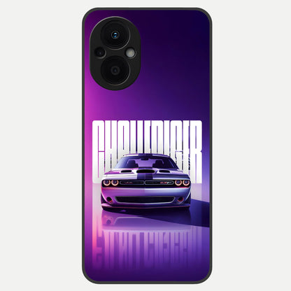  Midnight Muscle Ride Glass Case For Oppo F21 Pro 5G back cover – full design glossy printed glass finish