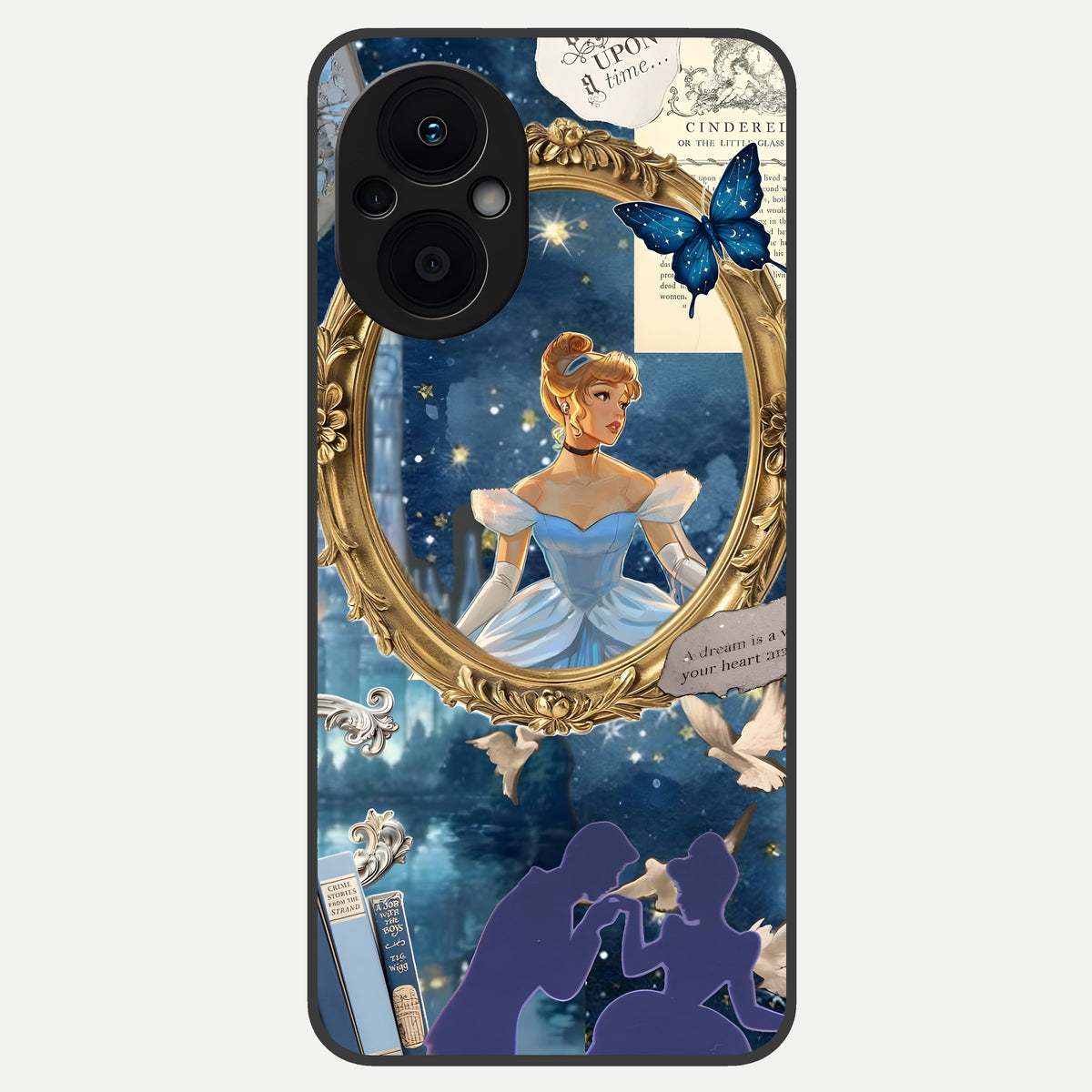  Midnight Queen Glass Case For Oppo F21 Pro 5G back cover – full design glossy printed glass finish
