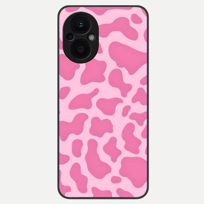  Pinkish Scenery Glass Case For Oppo F21 Pro 5G back cover – full design glossy printed glass finish