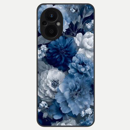  Royal Bloom Garden Glass Case For Oppo F21 Pro 5G back cover – full design glossy printed glass finish