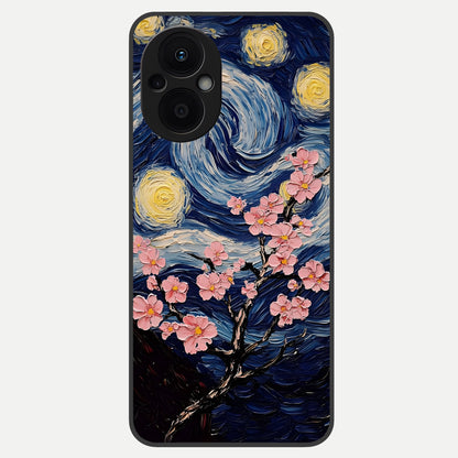  Van Gogh Scenery Glass Case For Oppo F21 Pro 5G back cover – full design glossy printed glass finish