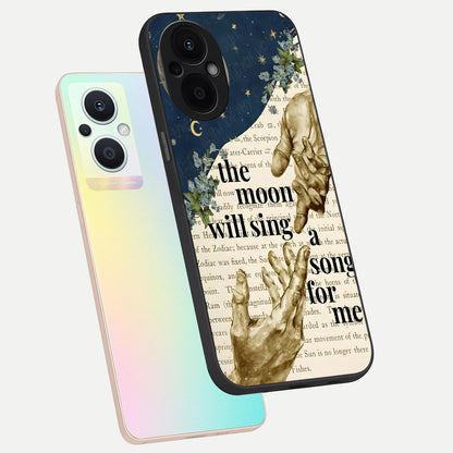  Aesthetic Divine phone case For Oppo F21 Pro 5G showing premium glass back cover with detailed artwork