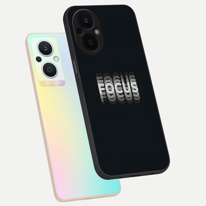  Mono Focus Vision phone case For Oppo F21 Pro 5G showing premium glass back cover with detailed artwork