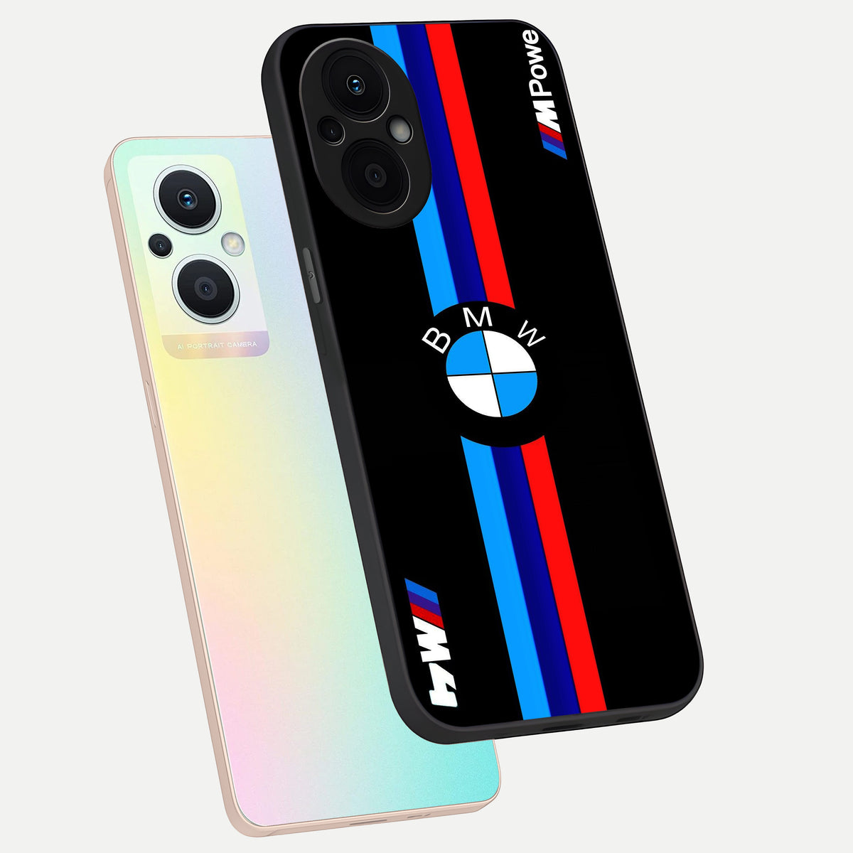  Turbo BMW Beast phone case For Oppo F21 Pro 5G showing premium glass back cover with detailed artwork