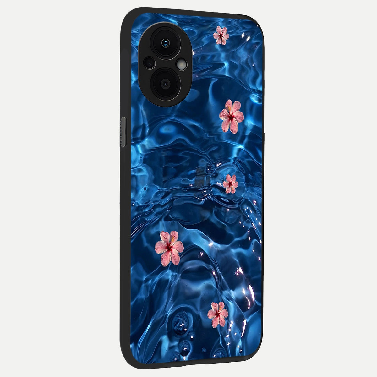 Bloom Thread Art back cover For Oppo F21 Pro 5G slim fit glass case with vibrant aesthetic design