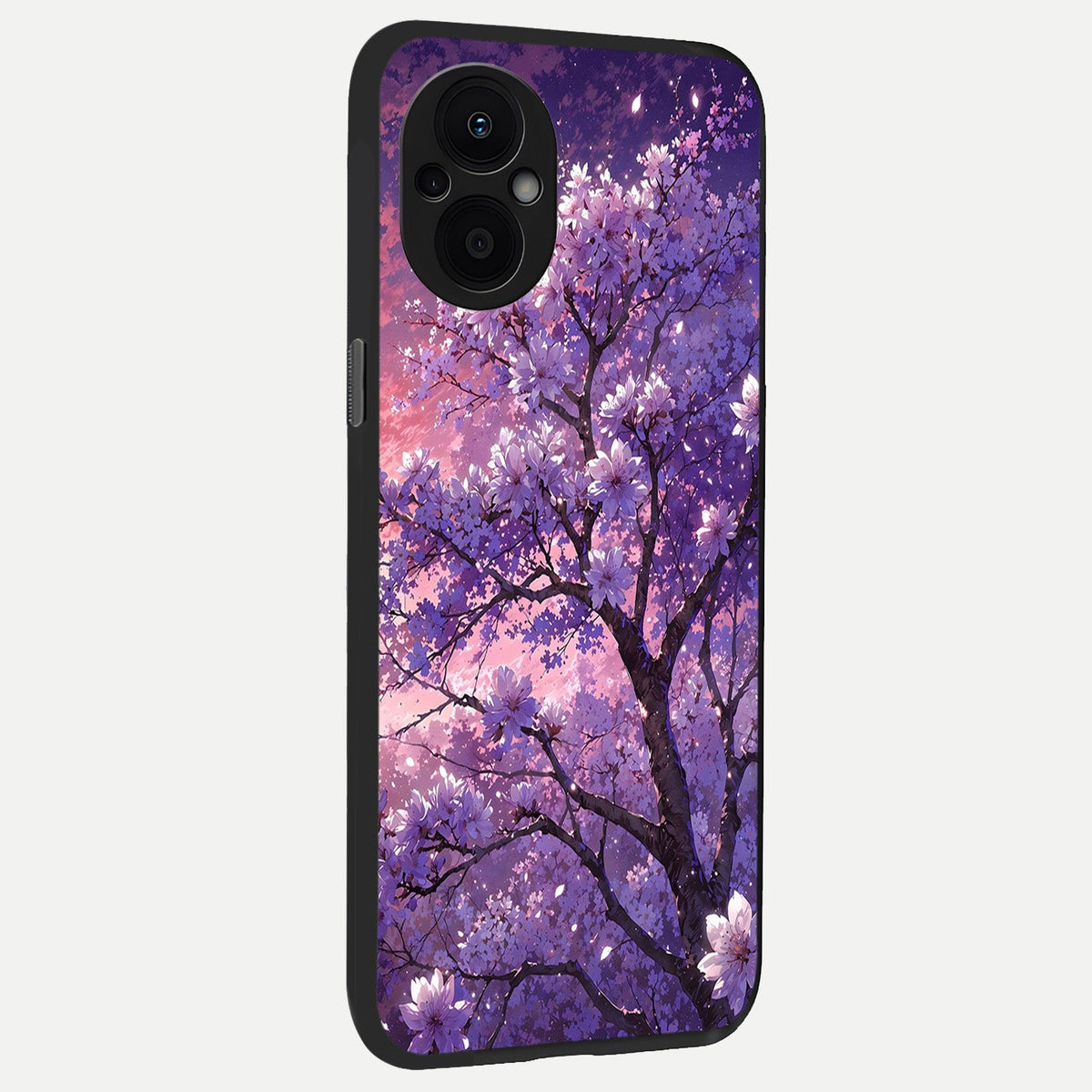  Blossom Tree back cover For Oppo F21 Pro 5G slim fit glass case with vibrant aesthetic design
