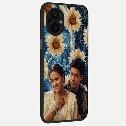  Eternal Love Story back cover For Oppo F21 Pro 5G slim fit glass case with vibrant aesthetic design