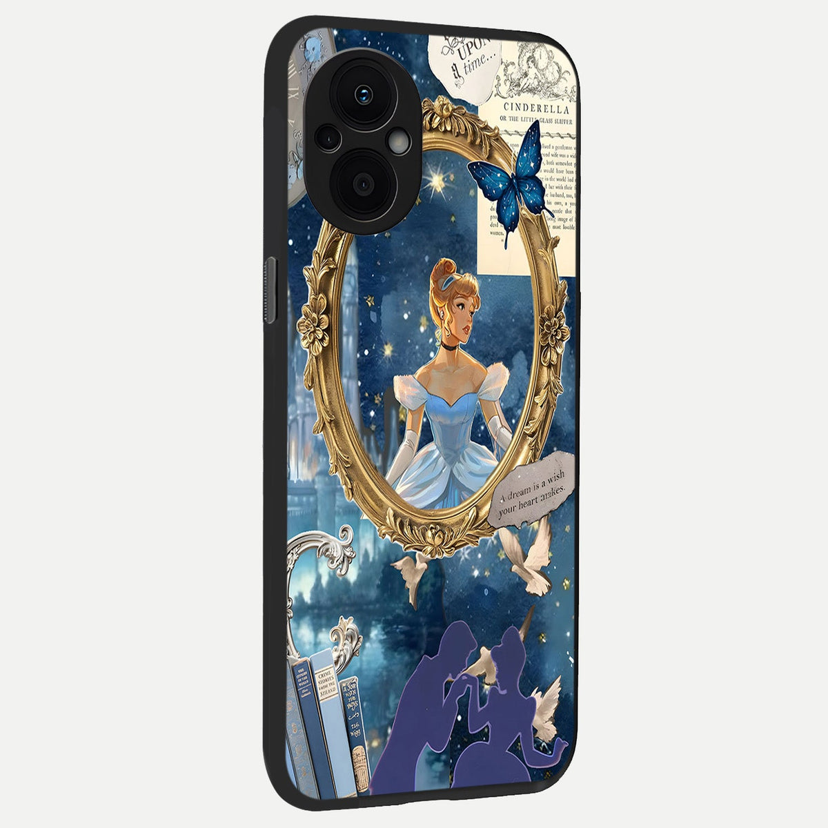 Midnight Queen back cover For Oppo F21 Pro 5G slim fit glass case with vibrant aesthetic design