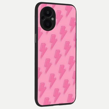  Pink Moo Magic back cover For Oppo F21 Pro 5G slim fit glass case with vibrant aesthetic design