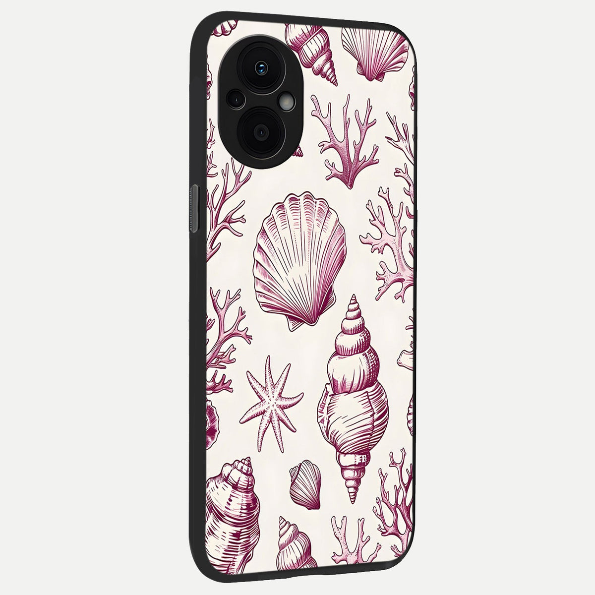  Pink Power Sparks back cover For Oppo F21 Pro 5G slim fit glass case with vibrant aesthetic design