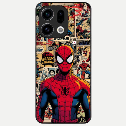  Aesthetic Spider Glass Case For Oppo Find X9 back cover – full design glossy printed glass finish