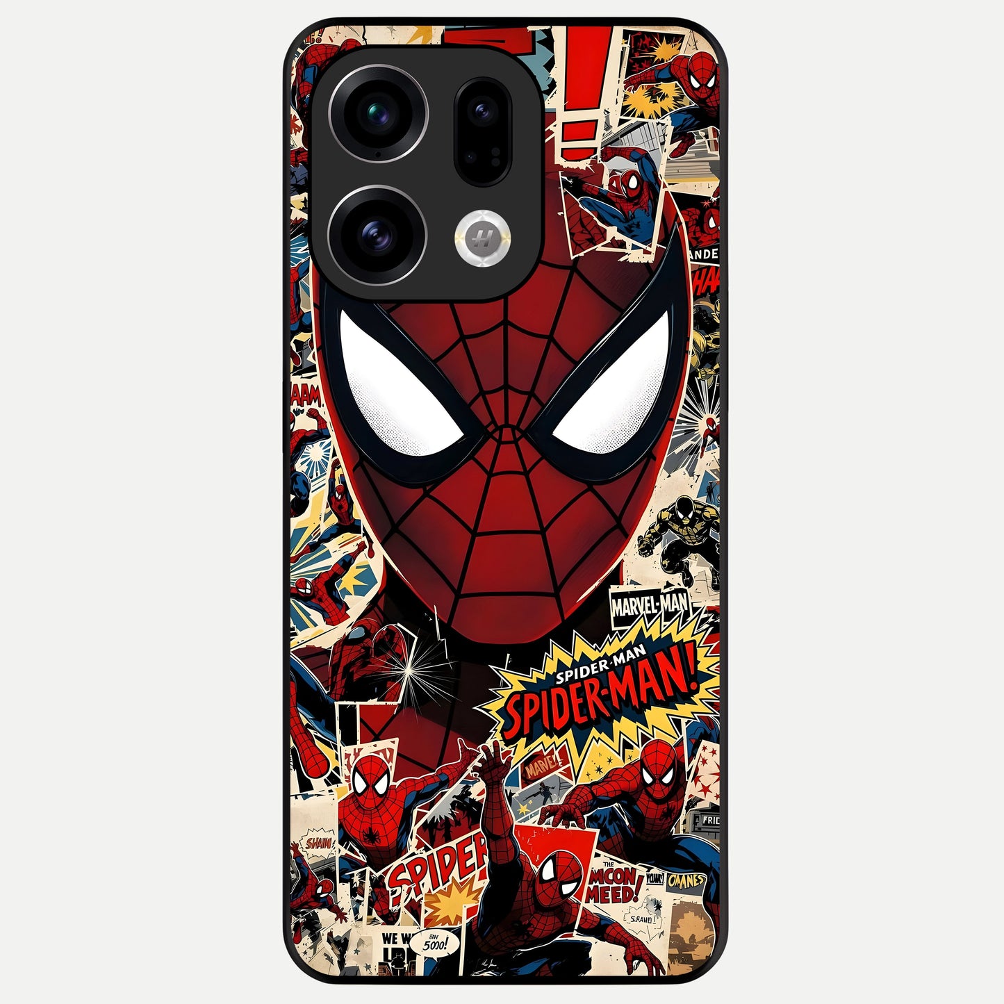  Aesthetic Wonder Spider Glass Case For Oppo Find X9 back cover – full design glossy printed glass finish