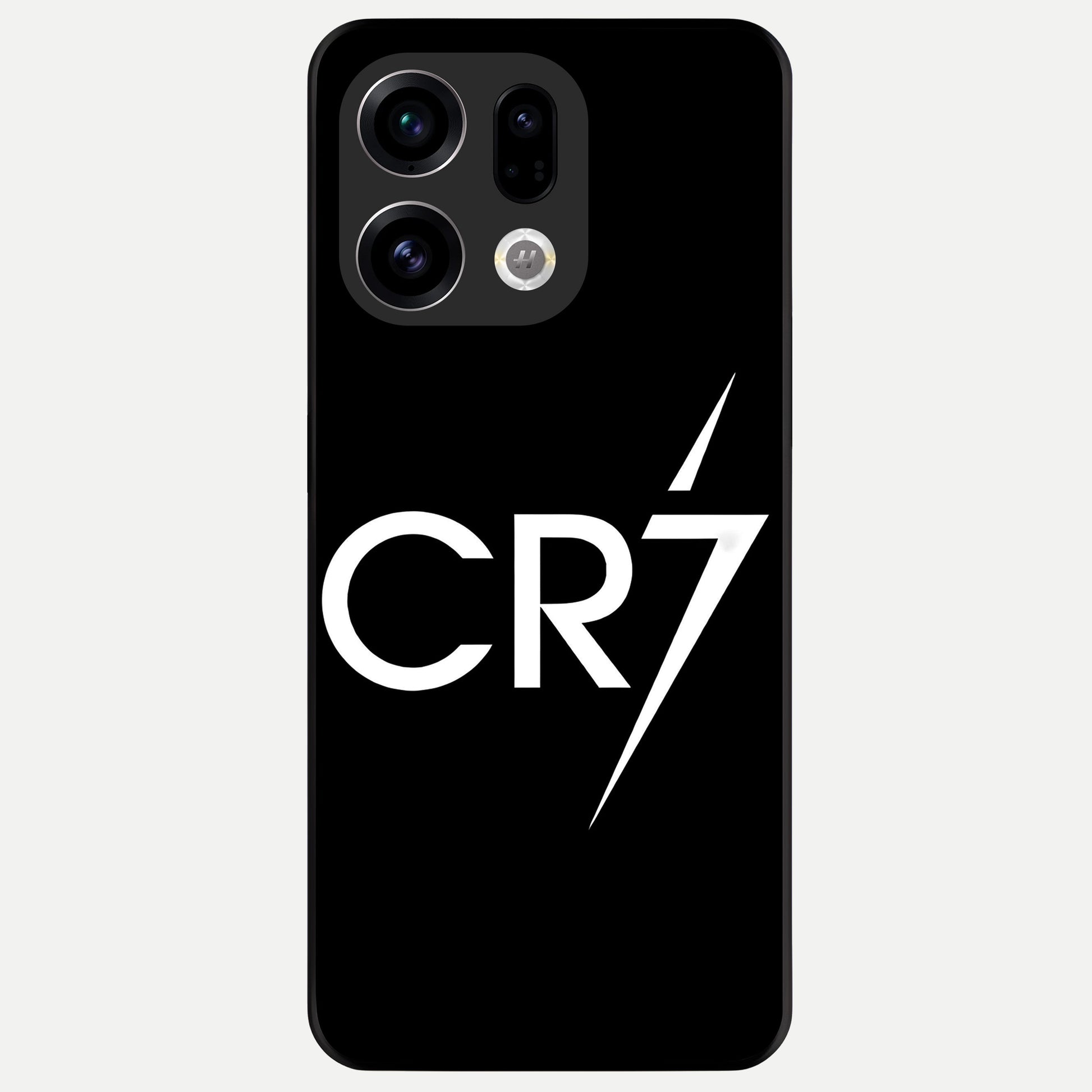  CR7 Elite Strike Glass Case For Oppo Find X9 back cover – full design glossy printed glass finish