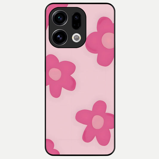  Candy Bloom Dreams Glass Case For Oppo Find X9 back cover – full design glossy printed glass finish