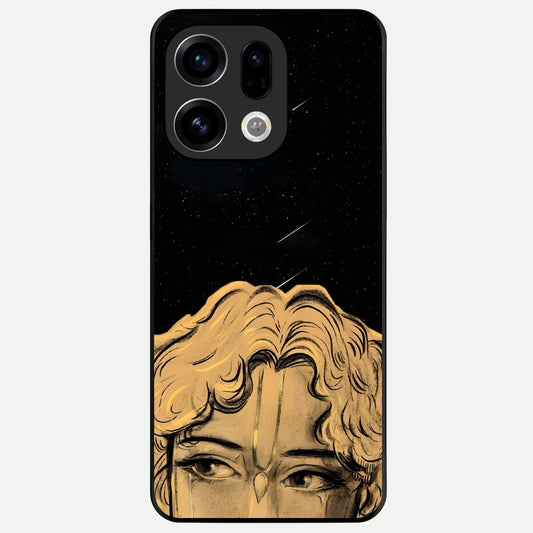  Celestial Gods Plan Glass Case For Oppo Find X9 back cover – full design glossy printed glass finish