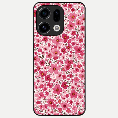  Cherry Blossom Charm Glass Case For Oppo Find X9 back cover – full design glossy printed glass finish