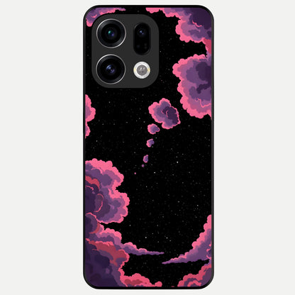  Cosmic Cloud Journey Glass Case For Oppo Find X9 back cover – full design glossy printed glass finish