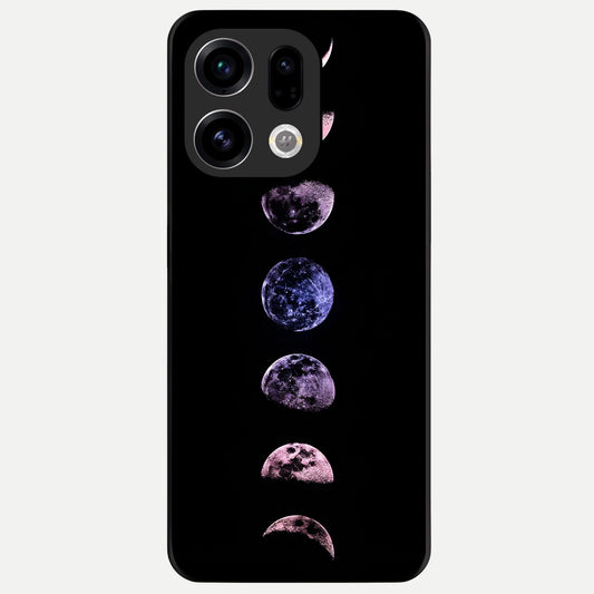  Crimson All Planets Glass Case For Oppo Find X9 back cover – full design glossy printed glass finish