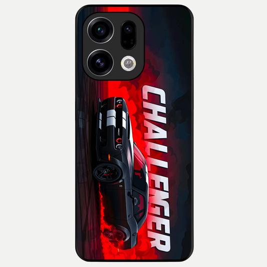  Crimson Challenger Fury Glass Case For Oppo Find X9 back cover – full design glossy printed glass finish