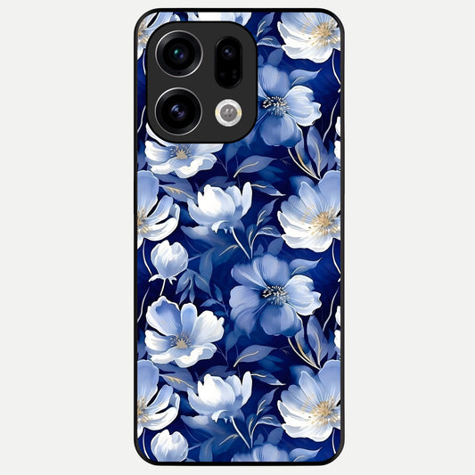 Cute Floral Patterns Glass Case For Oppo Find X9 back cover – full design glossy printed glass finish