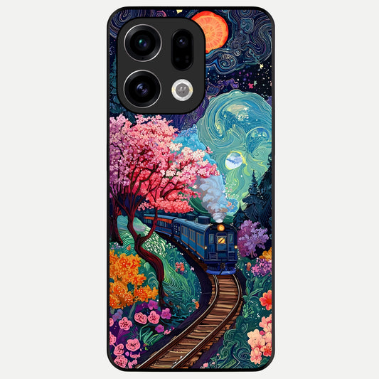  Digital Art Glass Case For Oppo Find X9 back cover – full design glossy printed glass finish